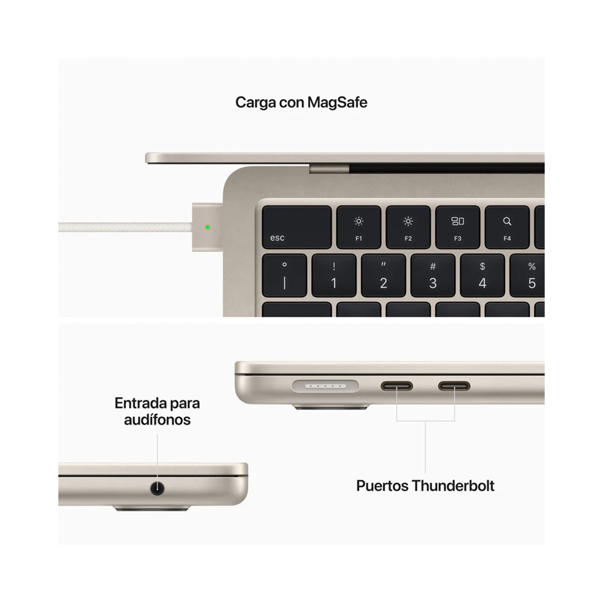 Portátil MacBook Air MC7W4LL/A Chip M2 STL