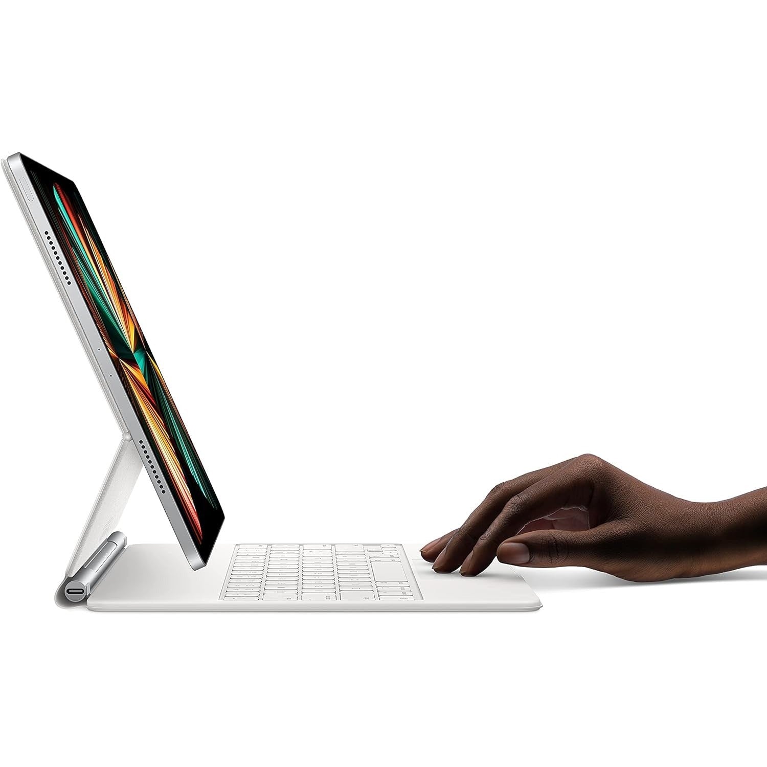Apple Magic Keyboard Para iPad Pro 12.9 Blanco Teclado Ingles - Tecno Outlet Colombia