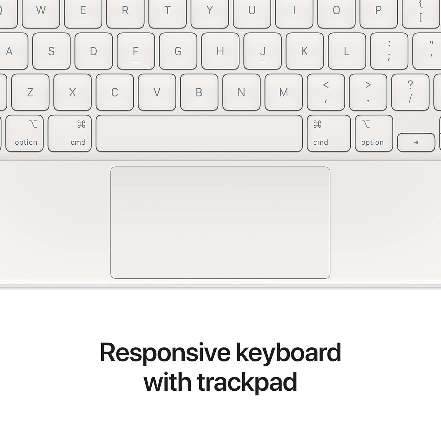 Apple Magic Keyboard Para iPad Pro 12.9 Blanco Teclado Ingles - Tecno Outlet Colombia