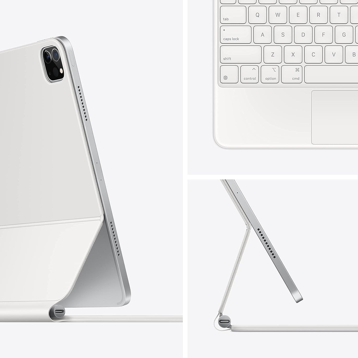 Apple Magic Keyboard Para iPad Pro 12.9 Blanco Teclado Ingles - Tecno Outlet Colombia