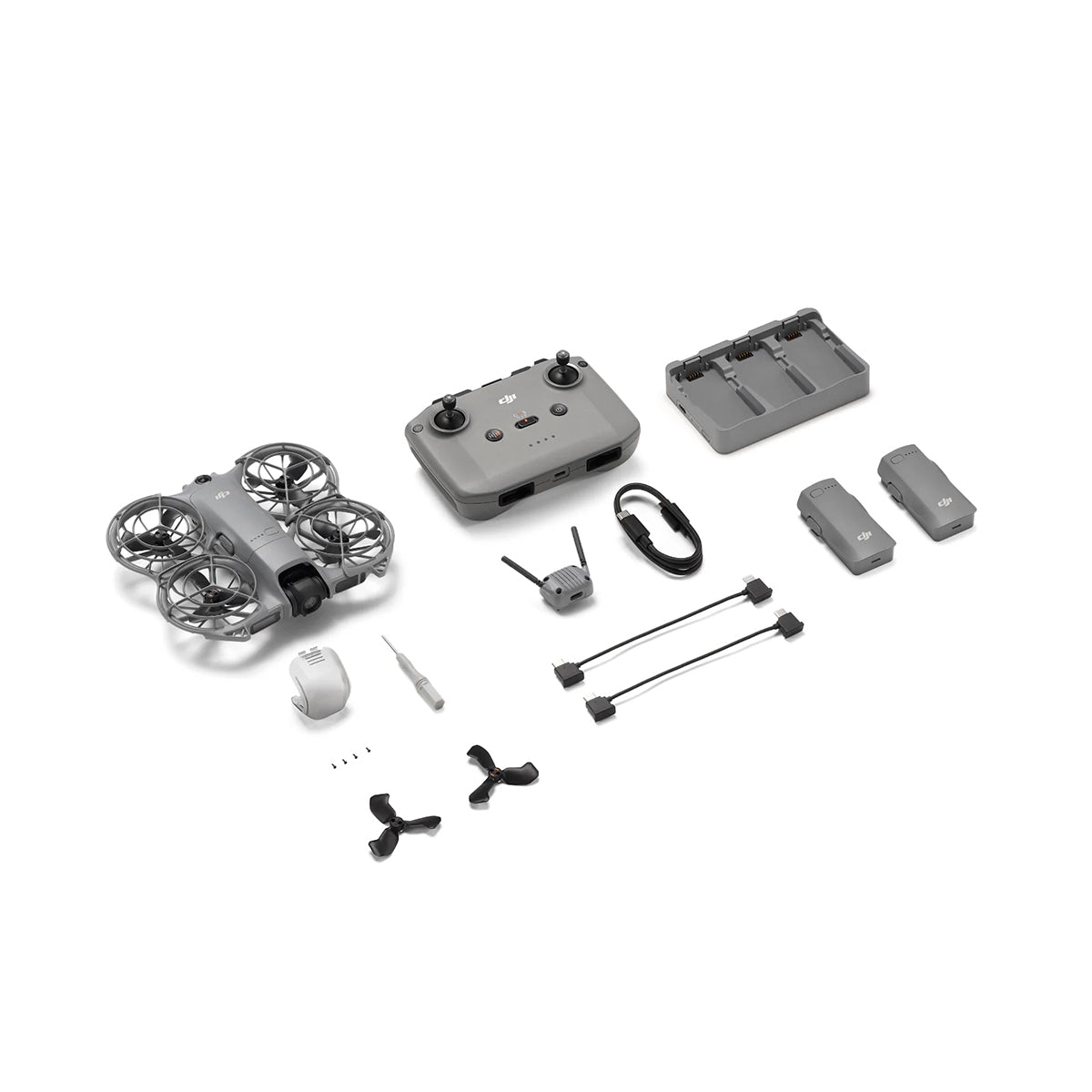 Drone DJI Neo 2 Fly More Combo Cámara 12MP Video 4K y 3 Baterías