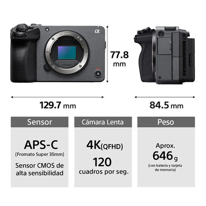 Cámara Sony FX30 (Solo Cuerpo) - Tecno Outlet Colombia