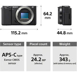 Cámara Sony Alpha ZV-E10 kit 16-50mm